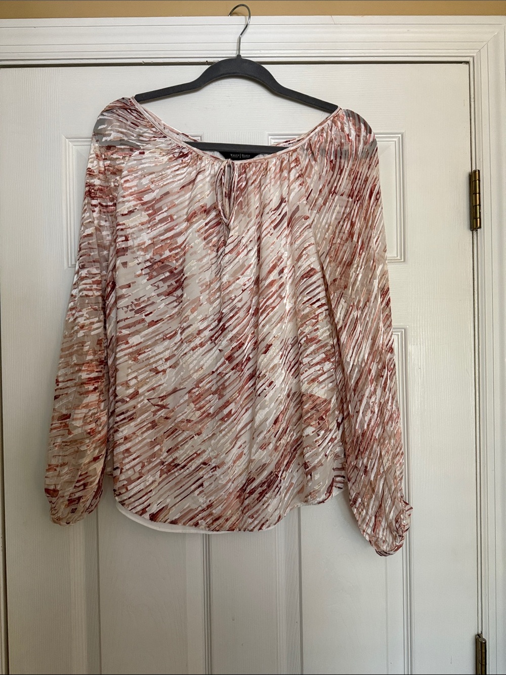 WHBM Silk Blend Blouse Size 10